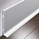 Плинтус Плинтус алюминиевый анодированный напольный Diele ПЛ80, 501л серебро люкс Плинтус алюминиевый анодированный напольный Diele ПЛ80, 501л серебро люкс  | FLOORDEALER